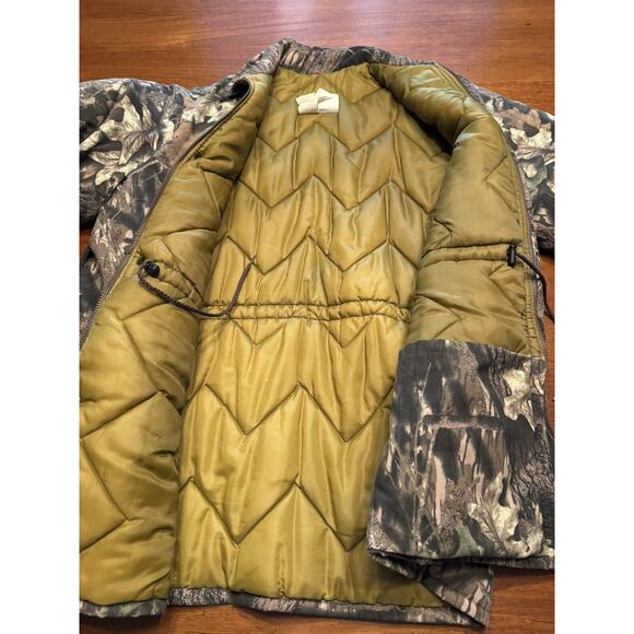Xl Duxbak Camp Hunting Jacket Camouflage Tree Green Made In USA - Picture 16 of 16